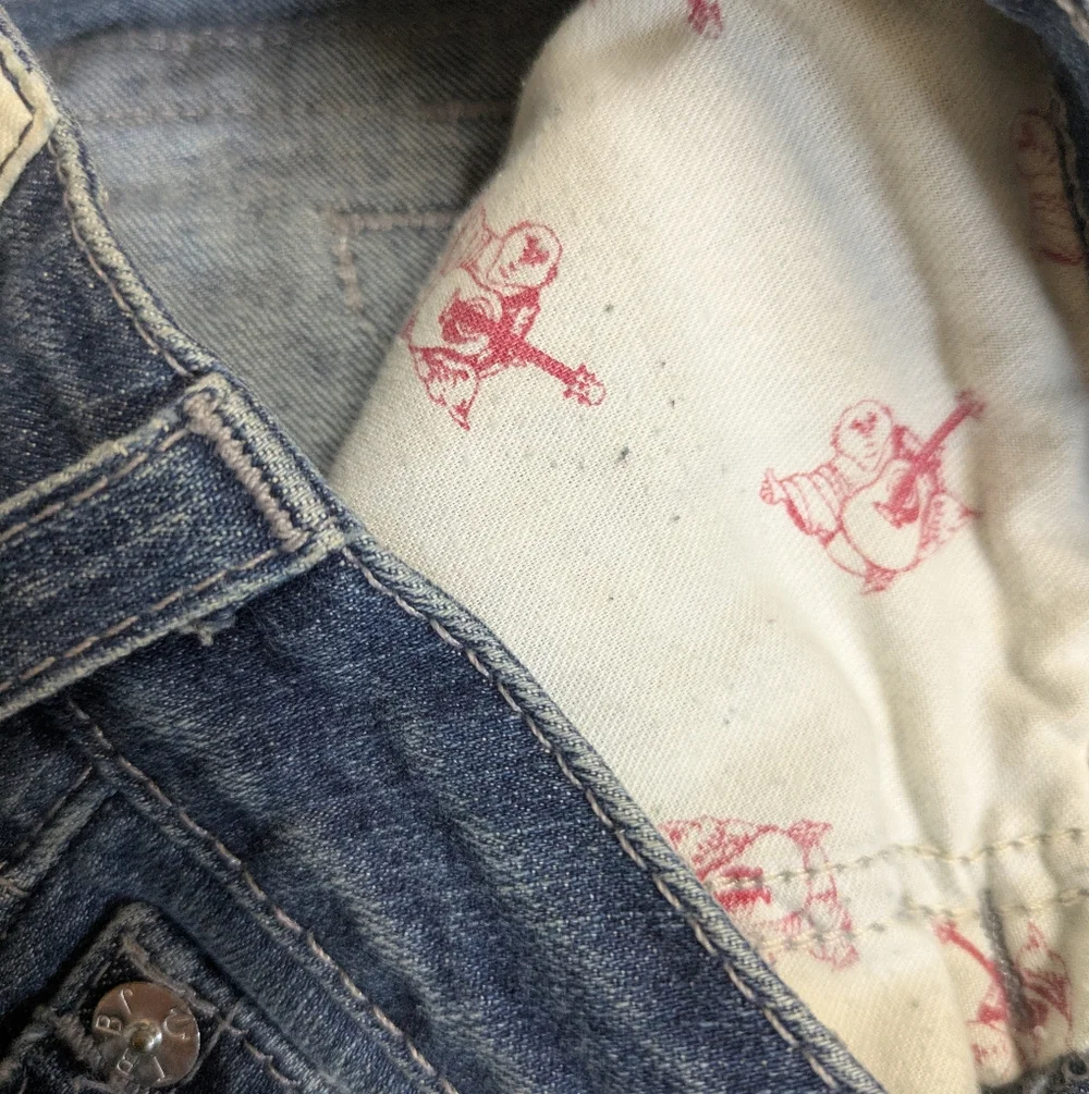 Y2K Skinny Jeans - True Religion - Pocket Flap Low Rise Denim - Picture 6 of 11